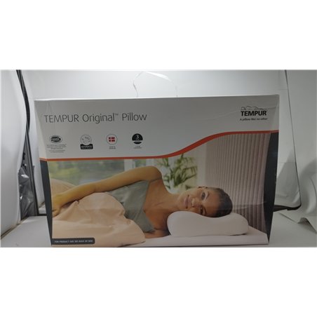 TEMPUR Original Almohada cervical viscoelástica, almohada ergonómica para dormir boca arriba y de lado, Sensación inicial firme,