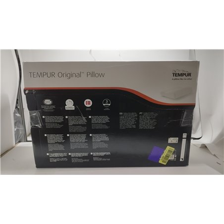 TEMPUR Original Almohada cervical viscoelástica, almohada ergonómica para dormir boca arriba y de lado, Sensación inicial firme,