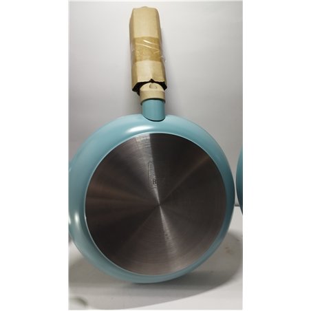 BRA Nordik Set de sartenes 20-24-28 cm de diseño nórdico de aluminio forjado con antiadherente, aptas para todo tipo de cocinas 