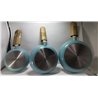 BRA Nordik Set de sartenes 20-24-28 cm de diseño nórdico de aluminio forjado con antiadherente, aptas para todo tipo de cocinas 