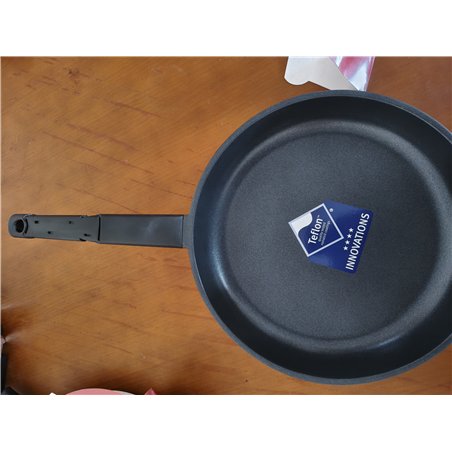 BRA Premiere Sartén 30 cm, aluminio fundido, tricapa Antiadherente reforzado sin PFOA, apta para todo tipo de cocinas incluida i