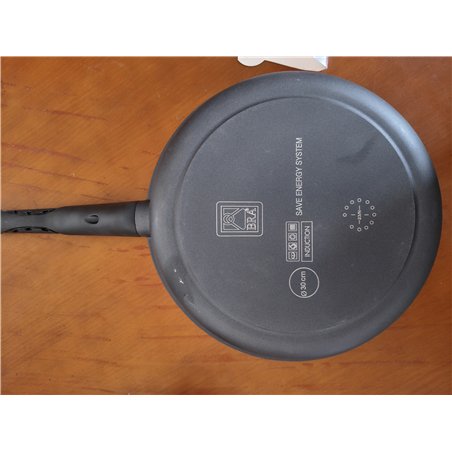BRA Premiere Sartén 30 cm, aluminio fundido, tricapa Antiadherente reforzado sin PFOA, apta para todo tipo de cocinas incluida i