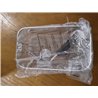 Lacor - R69135A - Cestillo para freidora Ergo, Acero Inoxidable 18/10, 23,5 x 14 x 8,5 cm, Uso Profesional, Durabilidad y Resist