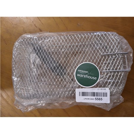 Lacor - R69135A - Cestillo para freidora Ergo, Acero Inoxidable 18/10, 23,5 x 14 x 8,5 cm, Uso Profesional, Durabilidad y Resist