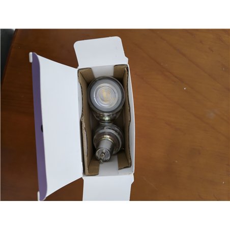 Philips - Bombilla tipo foco 4.6W (Eq. 50W) 390 lúmenes, casquillo GU10, Luz Blanca Fría (4000k) - Pack 3 Bombillas