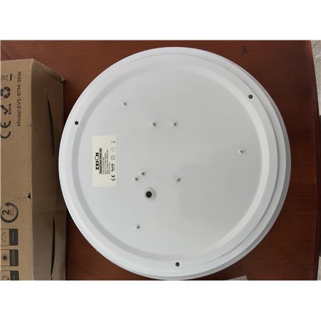 Plafón LED de 36W con altavoz Bluetooth, plafón inteligente con mando a distancia y control APP, cambio de color RGBW, orientabl