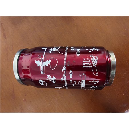 IBILI - Termolata isotermica eco 330 ml, Acero Inoxidable 18/10, Doble pared, Reutilizable