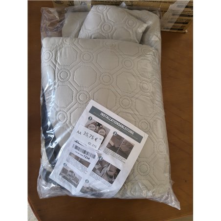 BellaHills Funda Sofa Chaise Long,Funda 2 Plazas,Fundas Sofa Chaise Longue Brazo Izquierdo,100% Funda Sofá Impermeable Forma de 