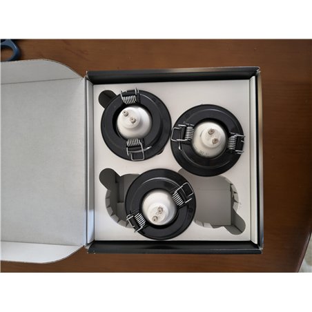 Philips Hue- Foco Empotrable LED Milliskin, Pack de 3, Color Blanco, Luz Blanca de Cálida a Fría, Compatible con Alexa y Google 