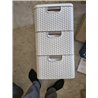 Curver - Cajonera Style con 3 cajones de 14 L, 37, 8 x 32, 8 x 59, 5, color blanco, Ordenación, Cajones en forma estantería