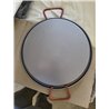 LACOR FBA_63633 Steel Pro 63633 Paellera, Acero, Negro, 32 cm