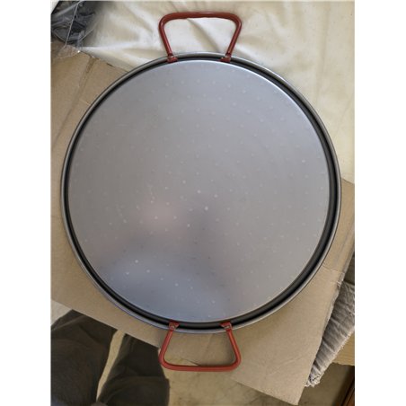 LACOR FBA_63633 Steel Pro 63633 Paellera, Acero, Negro, 32 cm