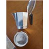 Monix Induction Express Cafetera italiana de inducción, aluminio, color plata, 12 Tazas