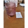 Pauleen Rose Glamour 48134 luminaria de sobremesa portátil, lámpara, Cable y con Pilas, Temporizador de 6 h, Rosa, Vidrio/Metal,