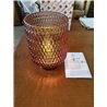 Pauleen Rose Glamour 48134 luminaria de sobremesa portátil, lámpara, Cable y con Pilas, Temporizador de 6 h, Rosa, Vidrio/Metal,