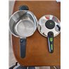MONIX Presto Olla a presión 4L, de acero inoxidable 18/10, apta para todo tipo de cocinas incluso inducción