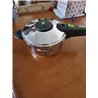 MONIX Presto Olla a presión 4L, de acero inoxidable 18/10, apta para todo tipo de cocinas incluso inducción