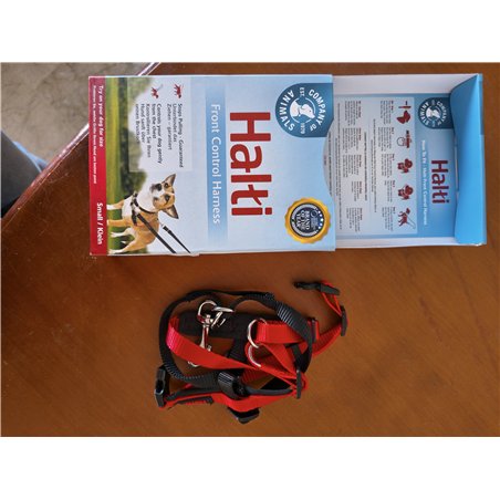 Arnés de control frontal HALTI - Para evitar que tu perro tire de la correa, Ajustable, Ligero y Fácil de Usar. Adiestramiento c