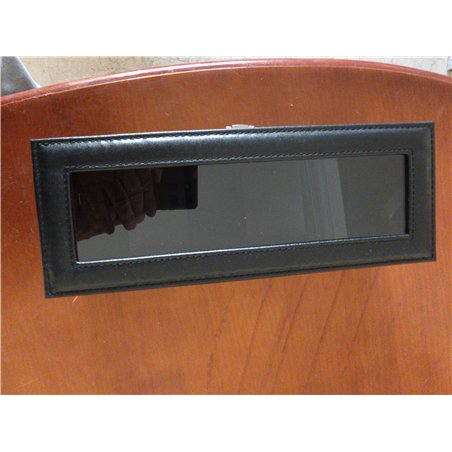 Ohuhu Caja Relojes con 6 Compartimentos, Caja para Relojes con Tapa de Cristal y Cojín Extraíble, Regalo para Cumpleaños Día del