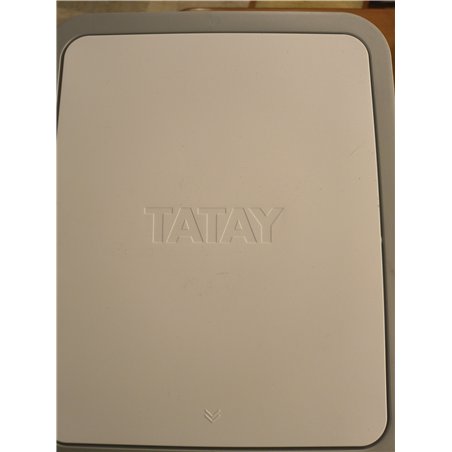 Tatay Cubo de Basura Cocina con Tapa Basculante Smart 25L | Diseño Compacto y Funcional | Uso Interior y Exterior | Apto para Bo