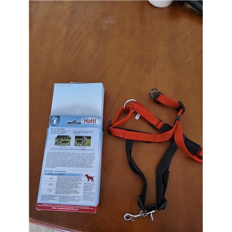 Arnés de control frontal HALTI - Para evitar que tu perro tire de la correa, Ajustable, Ligero y Fácil de Usar. Adiestramiento c