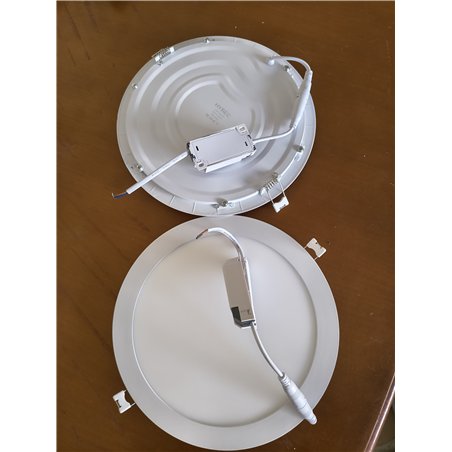 HYBEC - Downlight LED Techo Empotrable, Focos LED Interior Techo, Downlight LED, Foco LED Interior, Downlight LED 220mm, Focos E