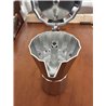 BRA Perfecta Cafetera Italiana Inducción, Aluminio, capacidad 9 tazas, color plata, 19x11x22