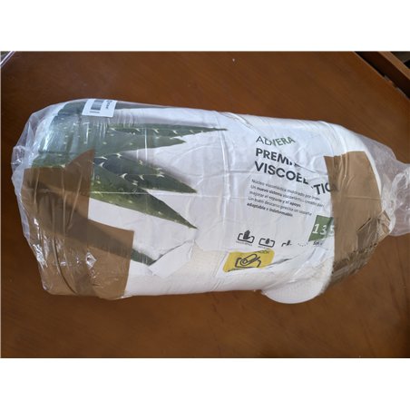 DUÉRMETE ONLINE - Almohada Viscoelástica Aloe Vera Visco | Máximo Confort y Excelente Adaptabilidad con Propiedades Antiestrés |
