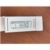 AiQInu Luz Lectura Libros Pinza, Lampara de Lectura USB Recargable, 3 Colores y 5 Brillos, Luz Lectura Recargable, Luz de Libro 
