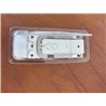 AiQInu Luz Lectura Libros Pinza, Lampara de Lectura USB Recargable, 3 Colores y 5 Brillos, Luz Lectura Recargable, Luz de Libro 