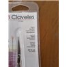 3 Claveles Tijera de Bordar Cuerno de la Abundancia, 3.5", Acero Carbono, Gris, 9 cm (4")