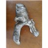 Kare Design figurita Decorativa Hipopótamo Hambriento, Oro, Objeto Decorativo, hipopótamo, Motivo Animal, Vintage, Shabby, 17x15