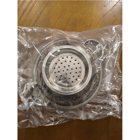 KitchenCraft Colador, Escurridor, Acero Inoxidable, Doble Mango, 24 cm