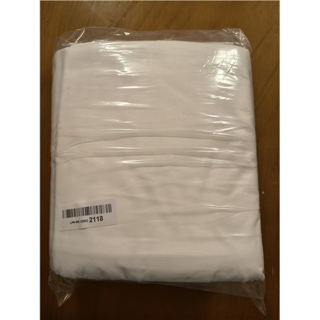 Burrito Blanco Sábanas de Hostelería | Juego de Sábanas 150x190/200 | Ropa de Cama Algodón/Poliéster | Fácil Planchado | Color B
