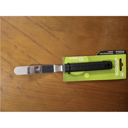ARCOS Espátula de Cocina para Emplatado en Acero Inoxidable 90 x 200 Mm. Accesorio para Emplatar Tartas, Lasañas y Postres con M