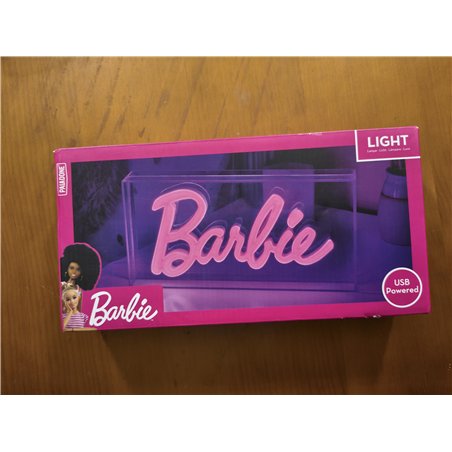 Paladone Luz de neón LED Barbie - Producto oficial, luz rosa independiente o montada en la pared, accesorios y decoración para h