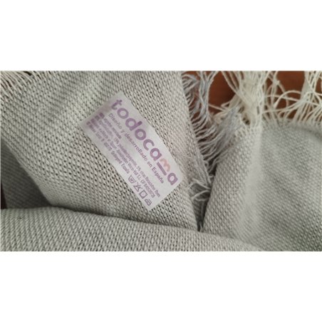Todocama - Manta de Algodón Extrasuave con Diseño Rayas, Colcha Multiusos Four Seasons para Sofá, Cama, Funda Decorativa y Manta