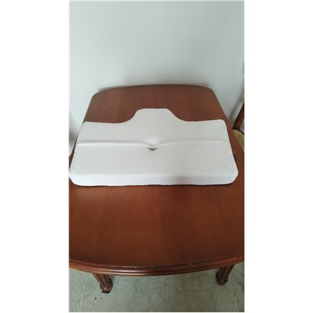 HOMCA Almohada Cervical de Espuma Viscoelastica, Almohada Ortopedica para Soporte de Cuello, Almohadas Ergonómico para Dormir de