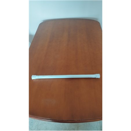 GARDINIA Barra de metal para cortinas, Extensible, Montaje sin tornillos ni taladros, Diámetro 23/26 mm, Longitud 60-100 cm cm, 