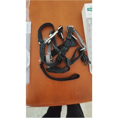 PetSafe 3 en 1, Arnés Antitirones para Perros, Ajustable, Acolchado, Reflectante, Cinturón de Seguridad para Coche, para Correr 