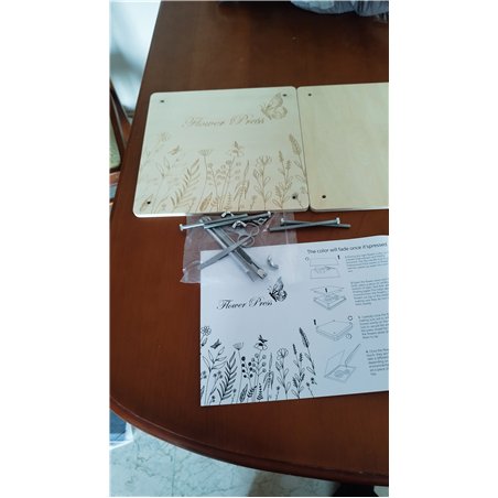 GOLDGE Prensa de flores extragrande para adultos, 27,5 x 27,5 cm, 10 capas de madera con bolsa de almacenamiento, regalos para a