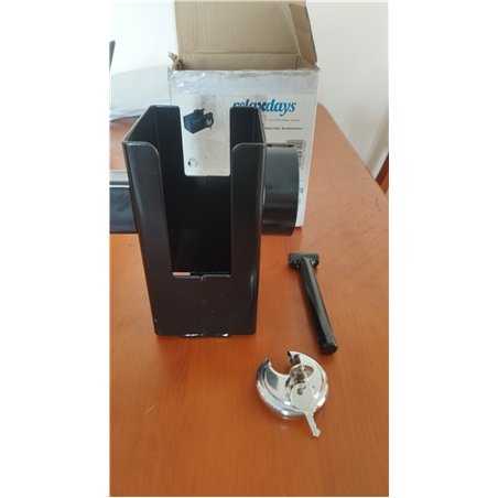 Relaxdays Anhängerschloss inklusive Diskusschloss Candado Remolque con Cerradura de Disco, Protección Antirrobo, para Enganches 