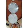 BRA Profesional Rustidera con Tapa, 30 cm, Acero Inoxidable 18/10