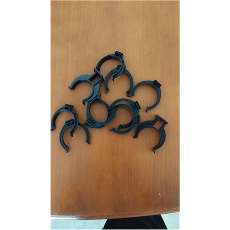 RDNKVB®️ 10 Piezas Resistentes Gancho De Plástico Clip De Fijación Montaje Fácil Unidades Ganchos para Zócalo Cocina En Abs Univ