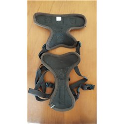 Eagloo Arnes Perro Mediano, Arnes Antitirones Perro antiescape, Chaleco Acolchado Ajustable, Anillos de Pecho y Espalda, Materia