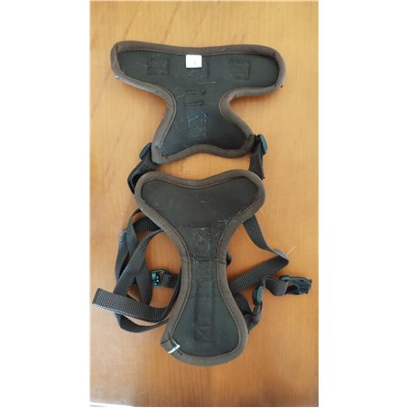 Eagloo Arnes Perro Mediano, Arnes Antitirones Perro antiescape, Chaleco Acolchado Ajustable, Anillos de Pecho y Espalda, Materia