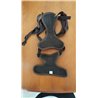 Eagloo Arnes Perro Mediano, Arnes Antitirones Perro antiescape, Chaleco Acolchado Ajustable, Anillos de Pecho y Espalda, Materia
