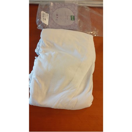 SAVEL – Funda de colchón elástica y Transpirable 140x190/200 cm | Protector de colchón con Cremallera | Cubre colchón Resistente