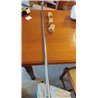 Amazon Basics Barra de Cortina de Ducha con tensión Ajustable, de 137 a 229 cm, Color Cromado
