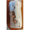 TRAMAS+ Sabanas 90x190 / 200cm 100% algodón Suave, Juego de sábanas 3 Piezas, Sabana Bajera Ajustable, Encimera, 1 Fundas de Alm